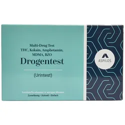 ASPILOS Drogentest AMPH KOK MDMA THC BZO Urin 1 St