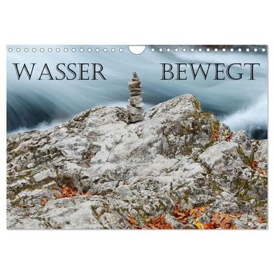 Wasser bewegt - Wasserfälle und Stromschnellen (Wandkalender 2027 DIN A4 quer), CALVENDO Monatskalender