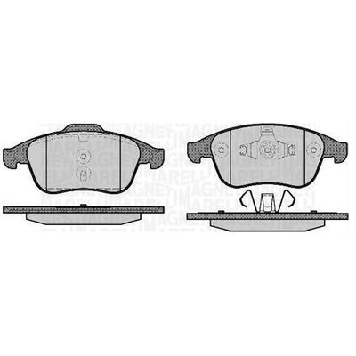 MAGNETI MARELLI Bremsbelagsatz, Scheibenbremse 363916060670 für RENAULT