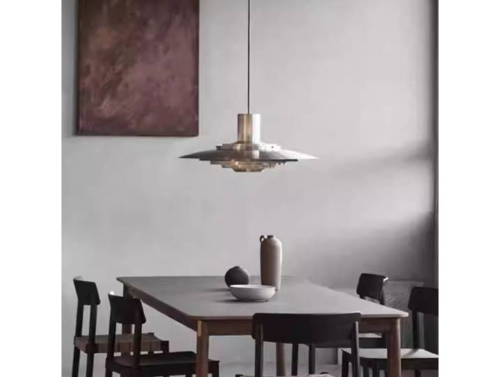 Luminaire suspendu UFO P376 de designer danois - Style nordique postmoderne Bauhaus pour restaurant, bar, comptoir, îlot, table à manger