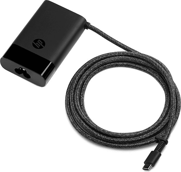 REACONDICIONADO Seminuevo Excelente Cargador para portátil - HP, 65W, USB-C, Carga rápida, Alimentación universal, Negro