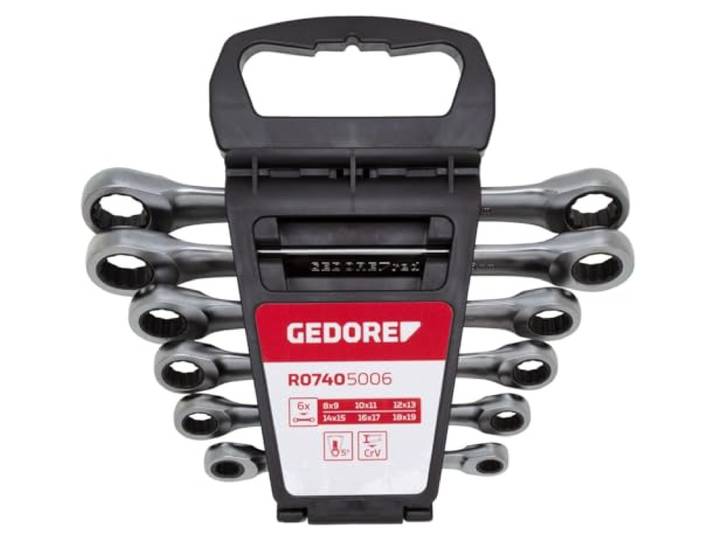 GEDORE R07405006 Kit de clés polygonales doubles à cliquets