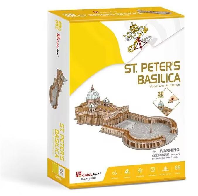 DANTE Cubic Fun 3D-puzzel Sint-Pietersbasiliek 02446