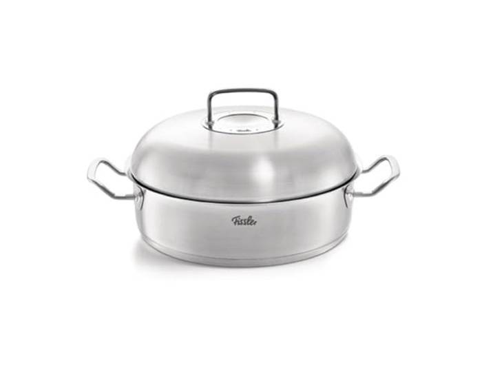 Fissler, Original-Profi Collection Bräter (Ø 28 cm, 4,8 L), Edelstahl, Metalldeckel, rund, Induktion