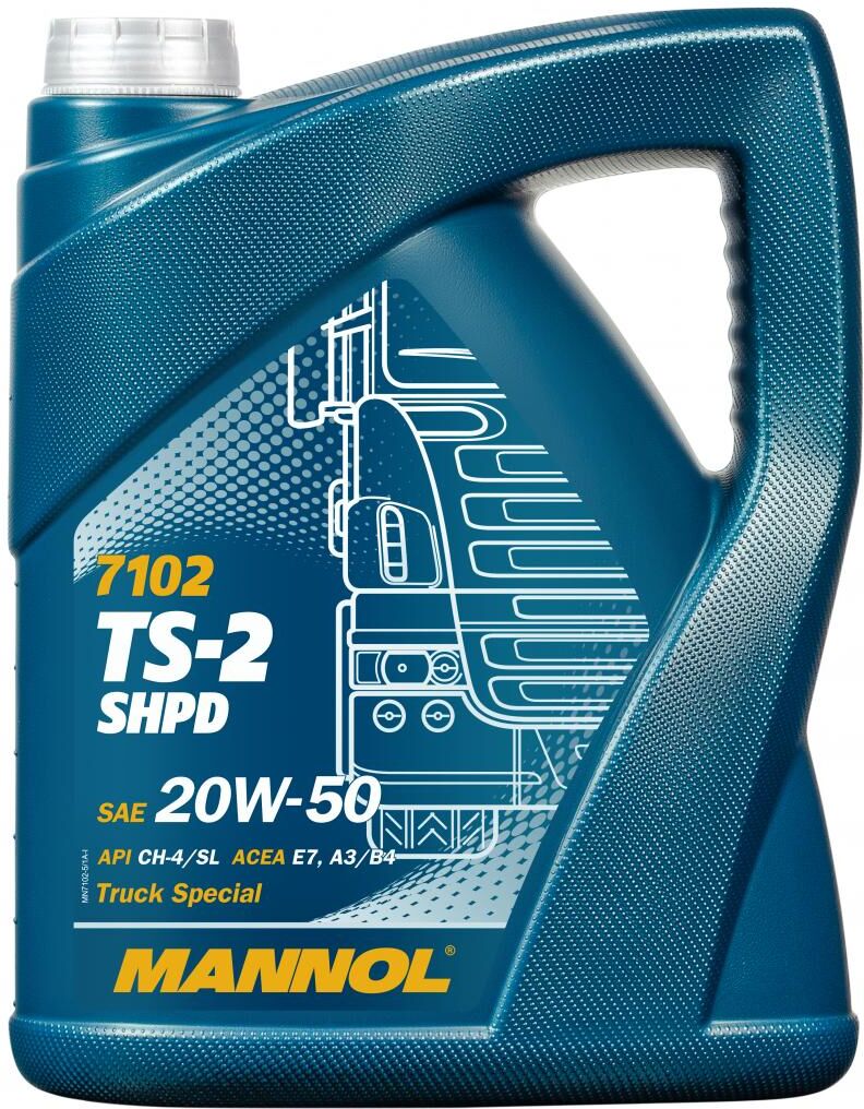 Sct - Mannol Motoröl Mannol Ts-2 Shpd 20w-50 [5l] Mn7102-5 5l