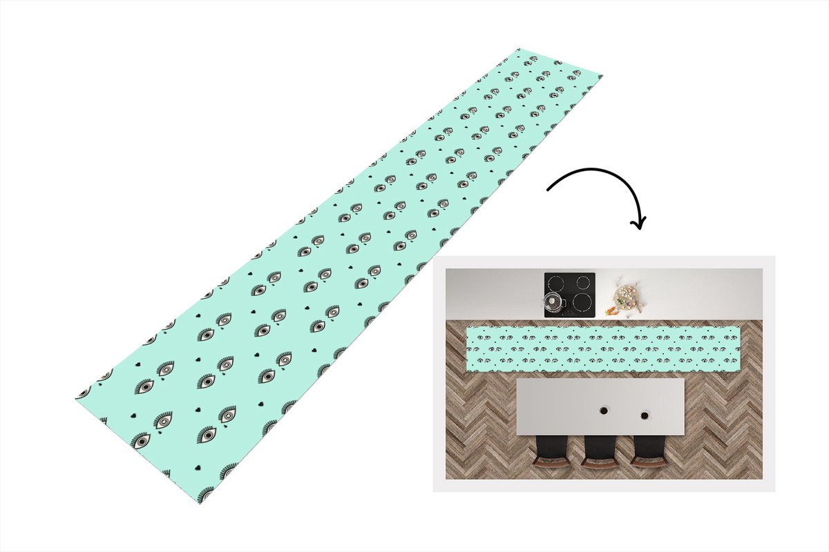 KitchenYeah Keukenloper Vinyl - Rechthoekig - Geschikt voor keuken, badkamer of slaapkamer