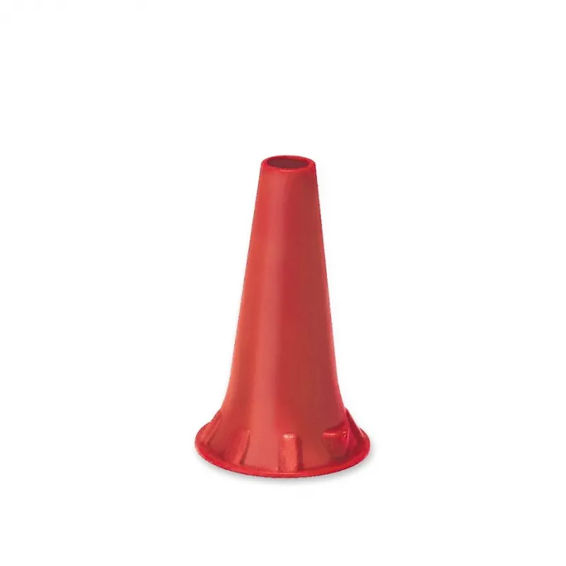 Ratiomed Einmal-Ohrtrichter 4,0 mm Erwachsene (50 Stück) Rot 128916