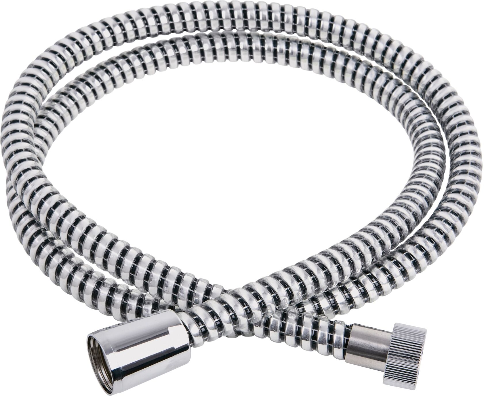 Brauseschlauch ADOB "Flex Classic", silber (silberfarben), L:2m, Kunststoff, Schläuche, Brauseschlauch, Verschraubungen aus Messing verchromt
