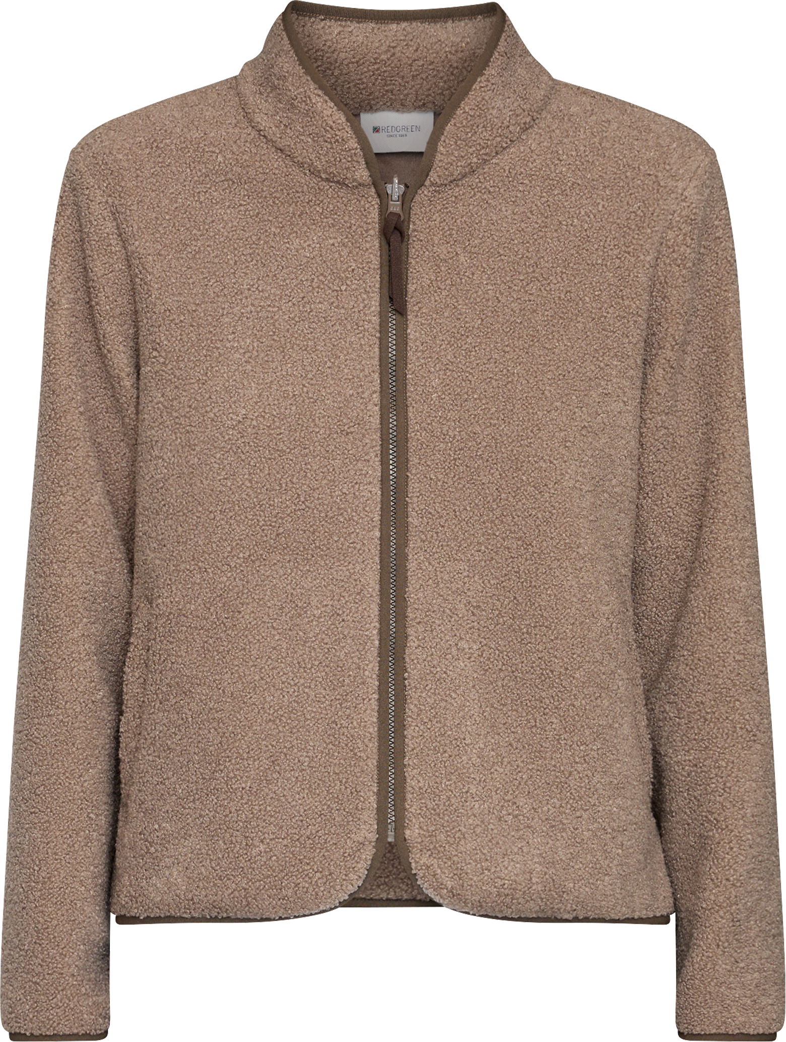 REDGREEN WOMAN Sandfarvet Fleece I Str. Medium - Til Damer - Fra Redgreen Dark Sand M