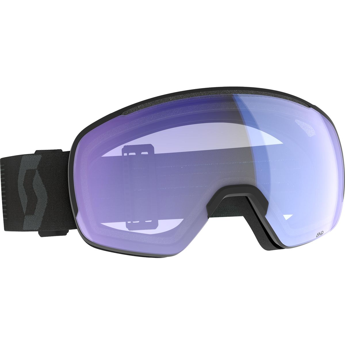 Scott Goggle Sphere OTG mineral black - amp illuminator blue chro (7413) - 4215677413342