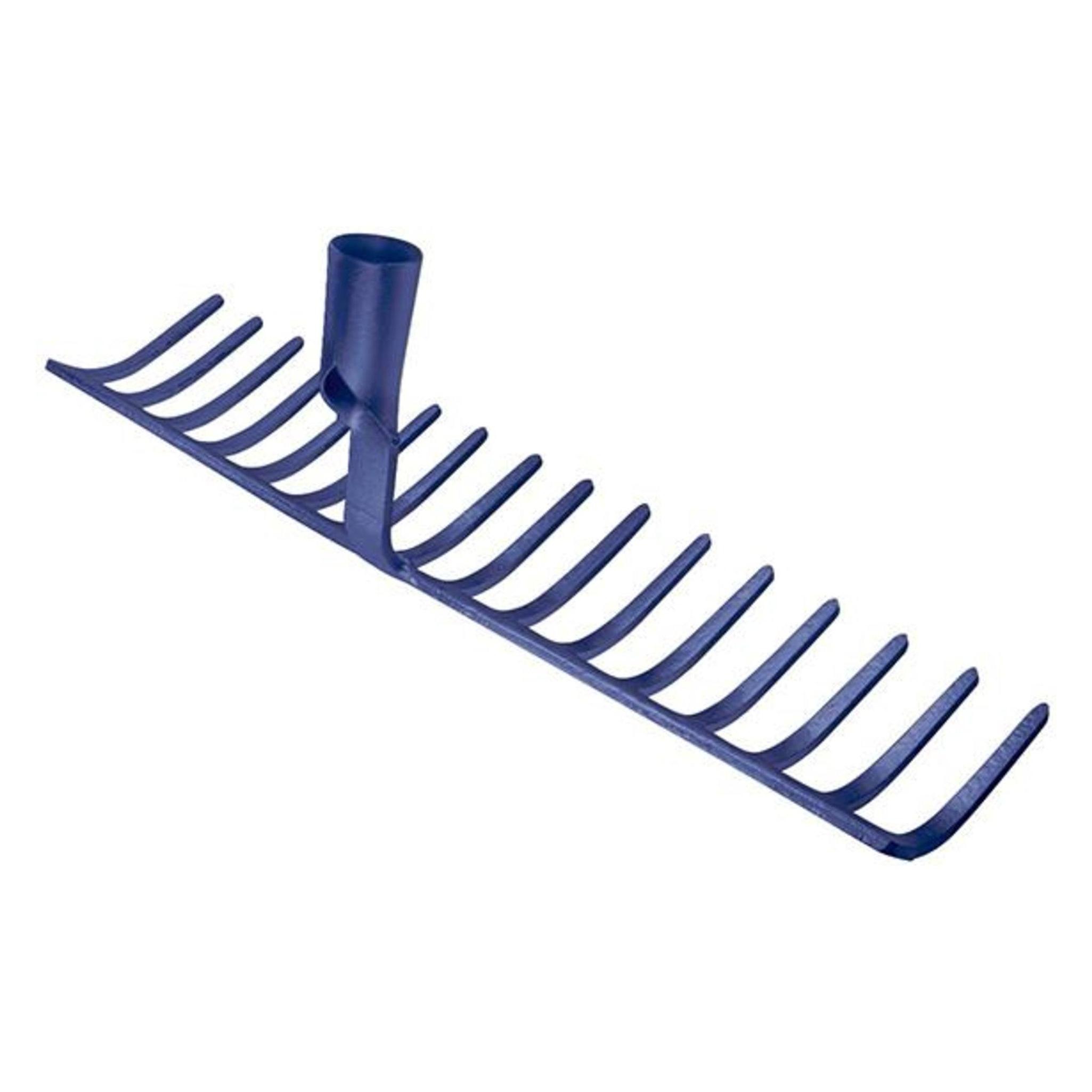 Idealspaten Strassenrechen 14-zinkig 45cm schwere Ausf. o.Stiel (WEG10841)