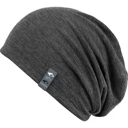 Beanie CHILLOUTS "Skive Hat", Herren, dunkelgrau, Materialmix, meliert, Mützen Beanie, atmungsaktiv, leicht, schnelltrocknend