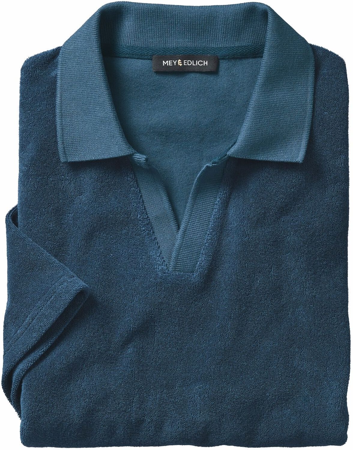 Mey & Edlich Terry-Polo Blau S