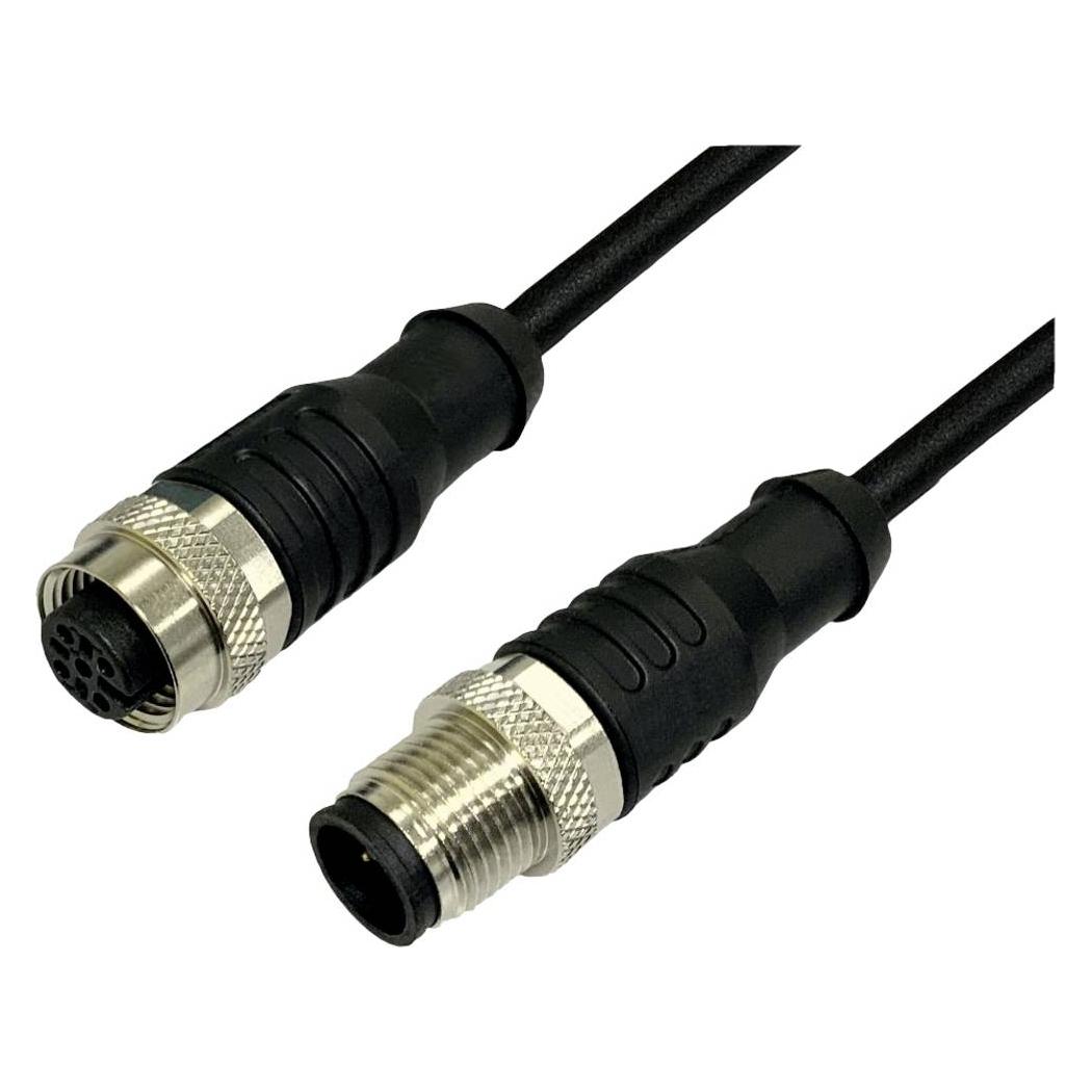 BKL Electronic 2702039 Sensor-Aktor-Verlängerungsleitung M12 Stecker gerade auf (2702039)