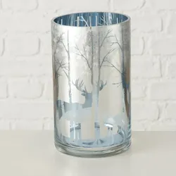 Windlicht Winta 20cm silber