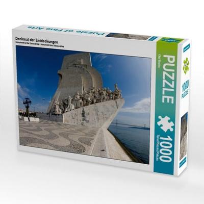 CALVENDO Puzzle Denkmal der Entdeckungen | 1000 Teile Lege-Größe 64x48cm Foto-Puzzle für glückliche Stunden