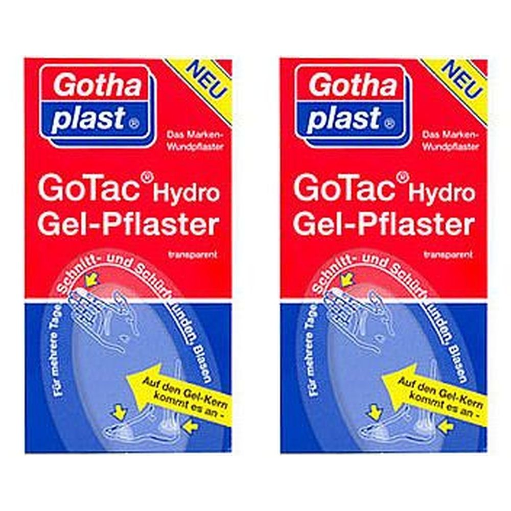 Gotac HydroGel-Pflaster 2 Größen 2x 2x8 St Pflaster