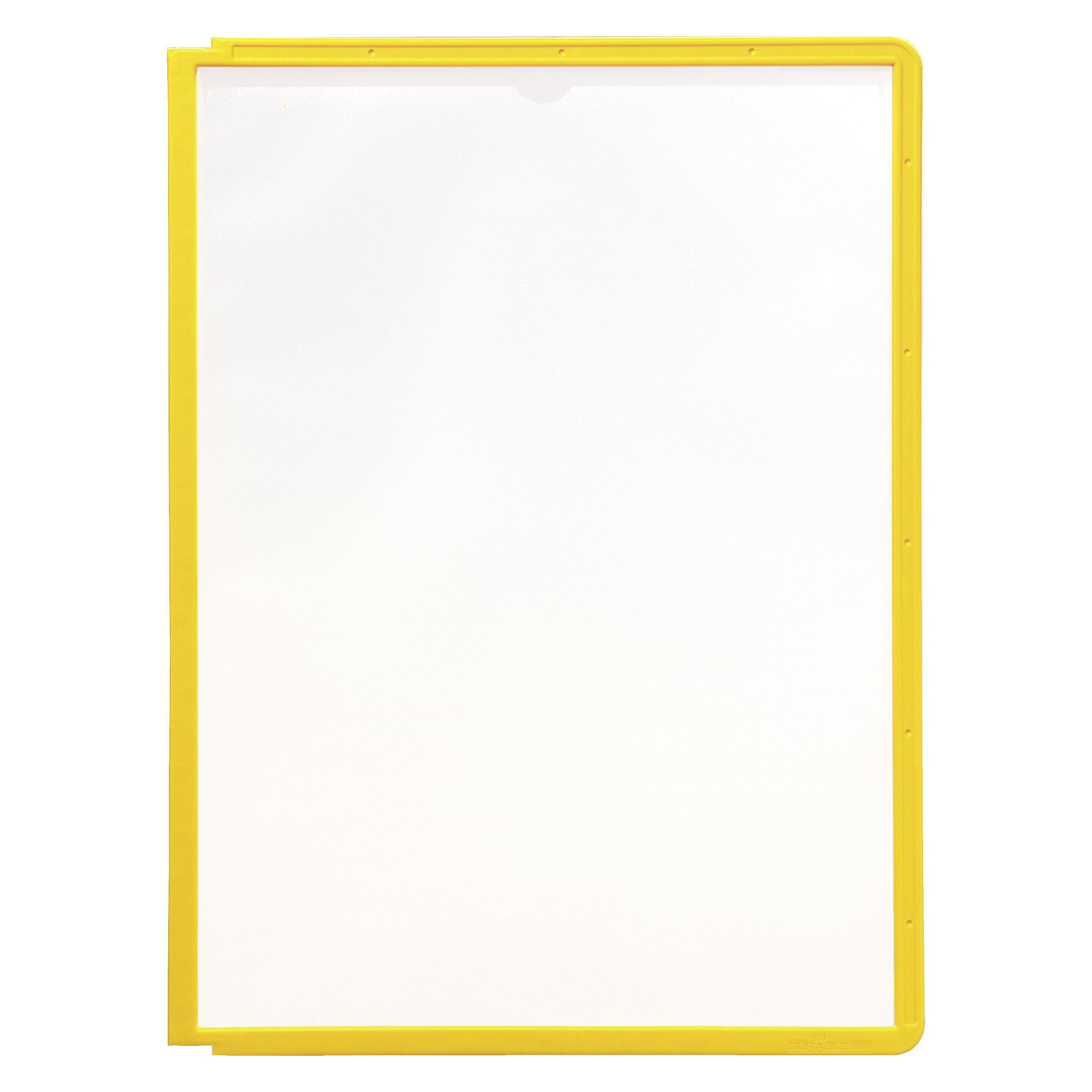 Durable Sichttafel SHERPA PANEL Verwendung für Papierformat: DIN A4 Werkstoff: Polypropylen (560604)