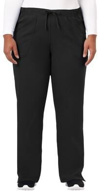 Plus Size Women's Jockey Scrubs Women's Extreme Comfy Pant by Jockey Encompass Scrubs in Black (Size XL(18-20))