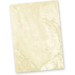 TATMOTIVE Speisekarten Papier Karton Marmor A4 (100 Stück) 170 g/qm Beidseitig braun, Druckerpapier für Urkunden Speisekarte Basteln