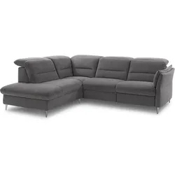 Musterring Ecksofa MR 1390 Stoff Grau Grey 213 x 260 cm