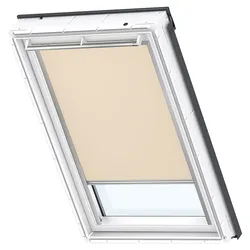 VELUX Verdunkelungsrollo Uni Beige 4556, F06, Aluminiumschiene,GGU,Manuell,VELUX