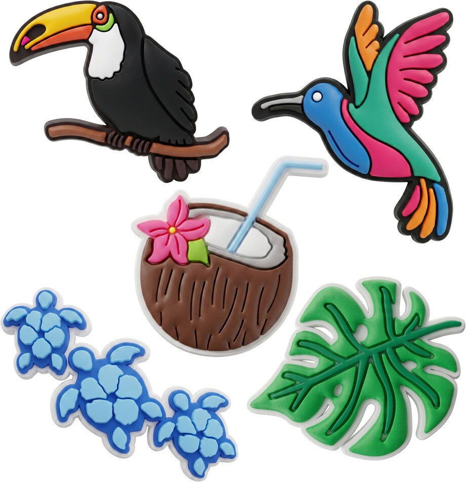 TFO 3D Stickers - 5 stk - Tropical Birds