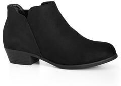 Wide Width Women's Freisa Ankle Boot by Cloudwalkers in Black (Size 13 W)