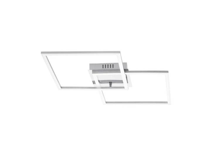 Eglo Deckenleuchte, Weiss, Nickelfarben, Metall, Kunststoff, rechteckig, 41.5x6x66.5 cm, Lampen & Leuchten, Innenbeleuchtung, Deckenlampe, Deckenlampen