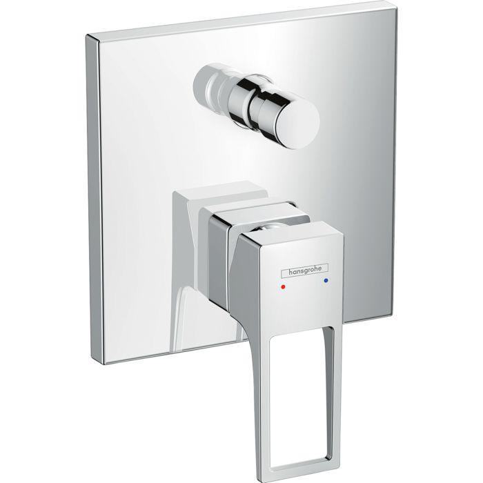 hansgrohe Metropol Wannenarmatur 74546000 chrom, Unterputz, mit Sicherungskombination