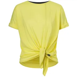 Super Natural, Damen, Sportshirt, W Jp Knot Tee (XL), Gelb