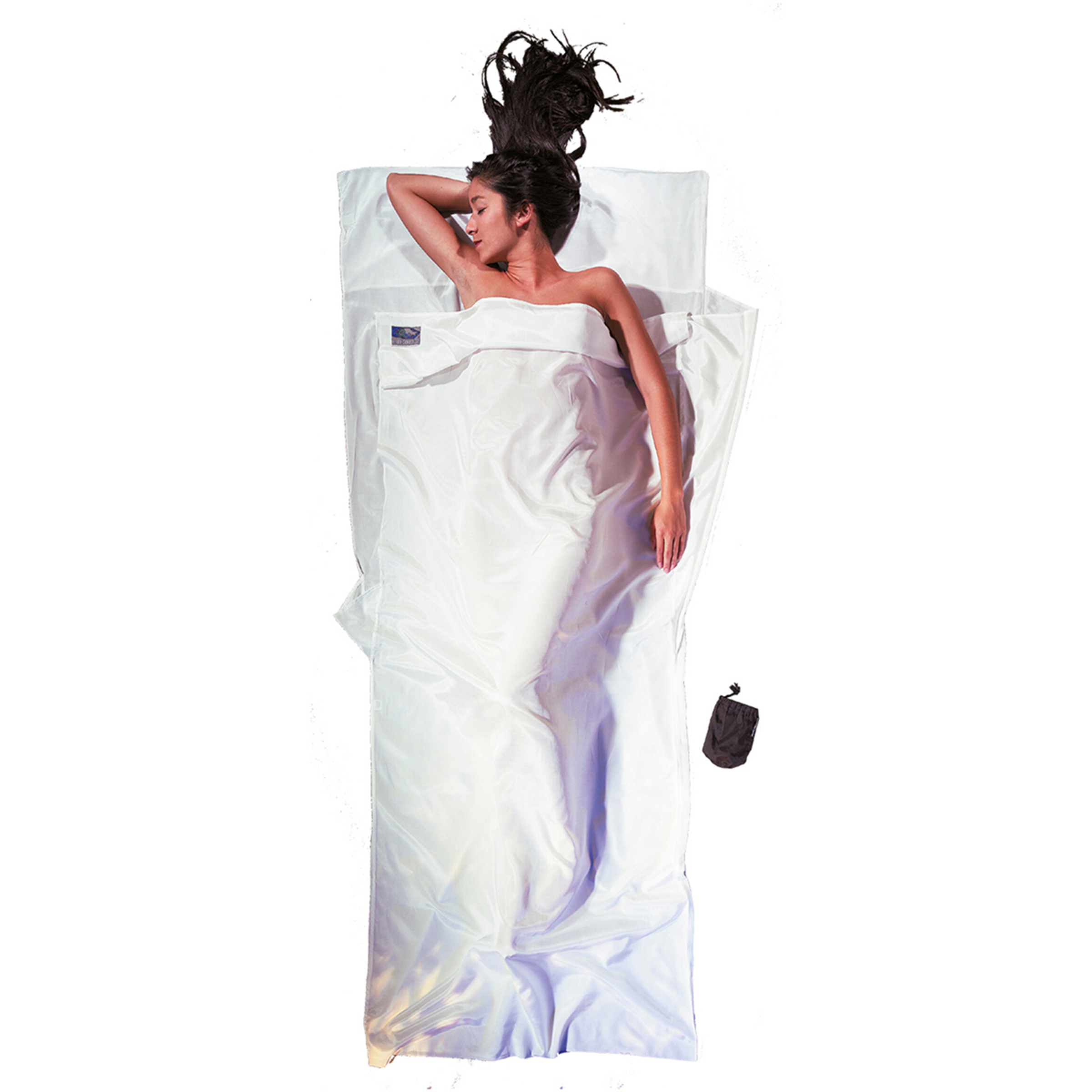Cocoon TravelSheet Silk/Egyptian Cotton Schlafsack Hüttenschlafsäcke & Inlets weiss Größe max. 210cm Trekking Hautfreundlich