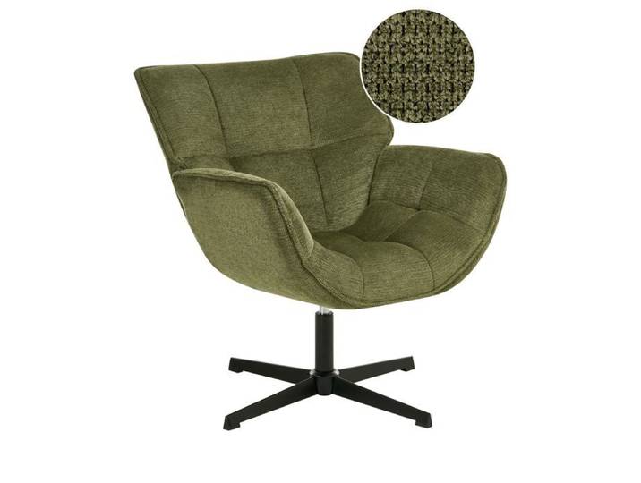 Fauteuil pivotant AUMA Tissu Vert