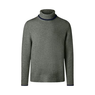 Strickpullover MAERZ MUENCHEN "Maerz Muenchen 439500 Strickpullover Herren Bekleidung", Herren, Gr. 52, gruen, 100% Schurwolle, Pullover Strickpullover