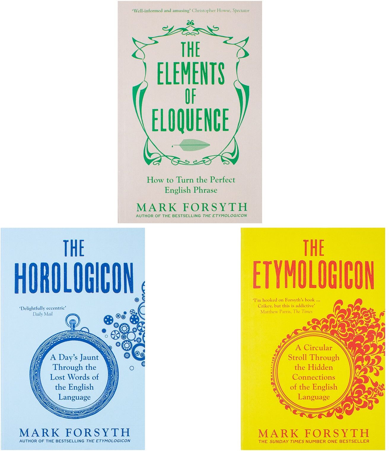 Icon Books Mark Forsyth 3 Books Collection Set