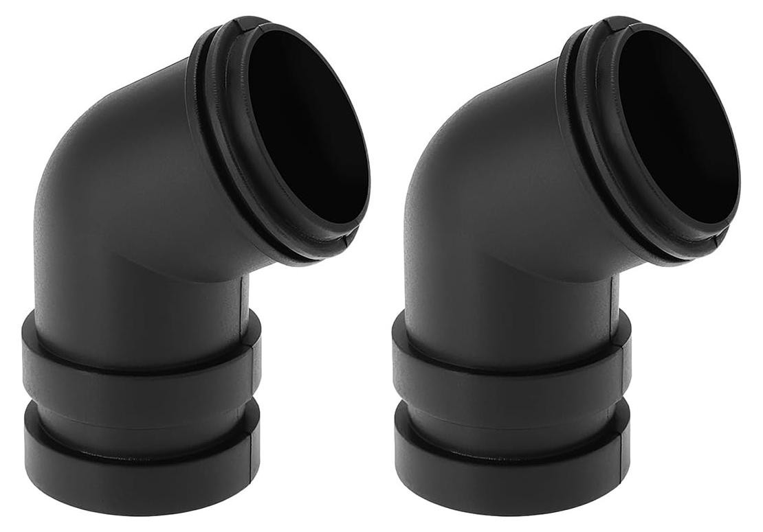 Selius 2 stuks kunststof bandschuurmachine elleboogadapterconnector