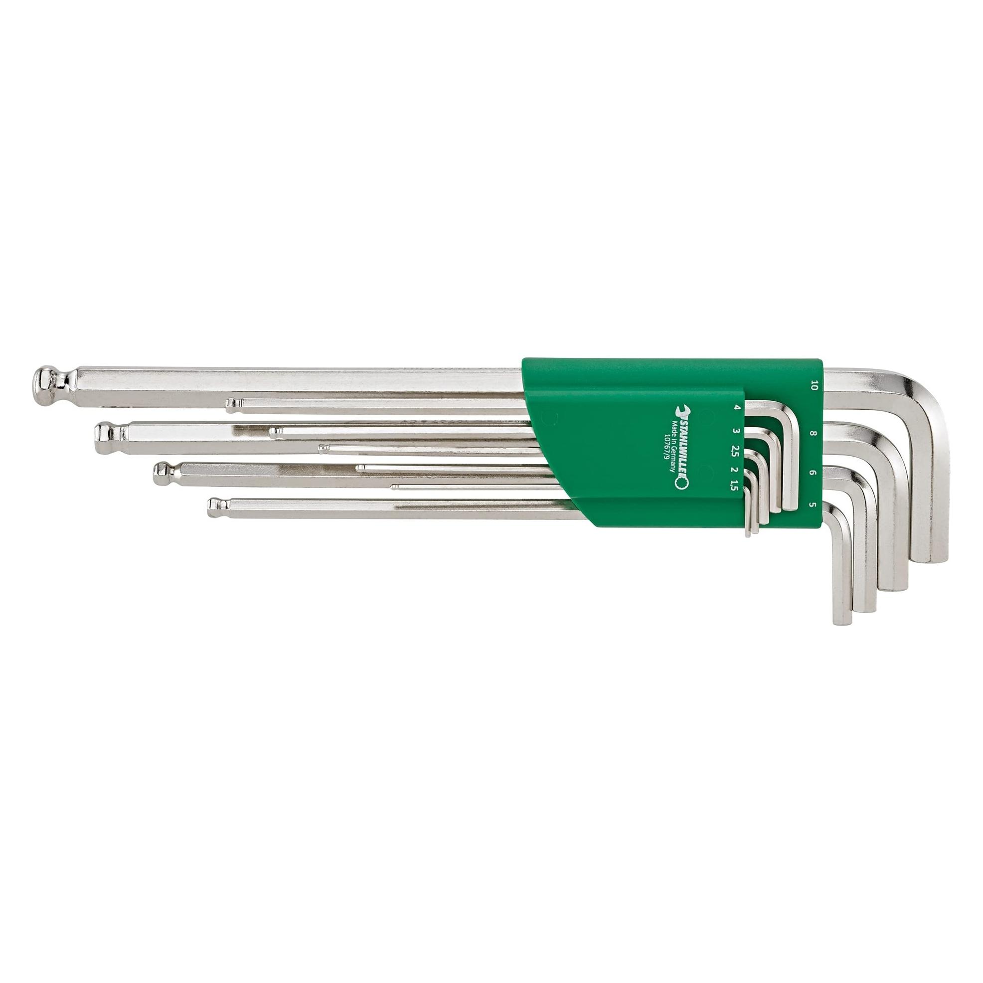 Stahlwille Winkelschraubendreher-Satz 1,5-10mm Sechskant 9-tlg (96432600)