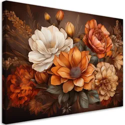 WANDBILD natur foliage blumen botanicals