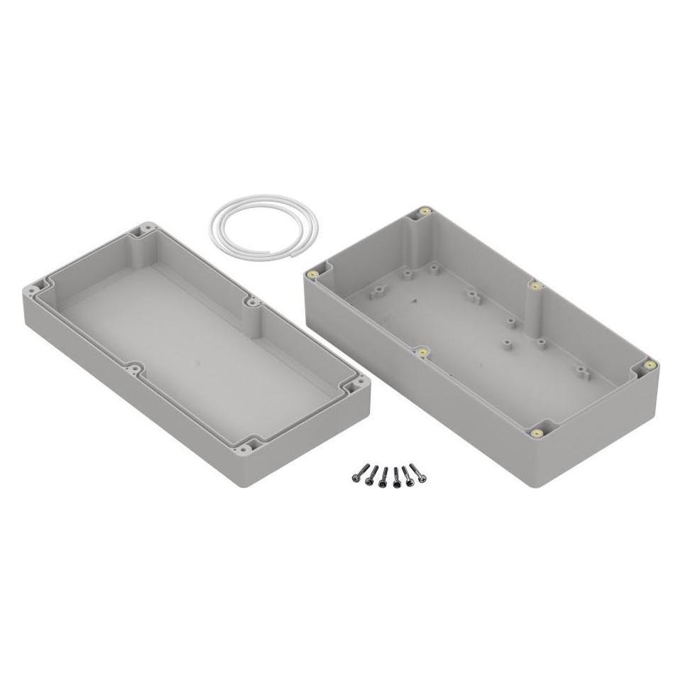 RS PRO ABS Universal-Gehäuse Hellgrau Aussenmass 240 (ZP240.120.75JH TM ABS)