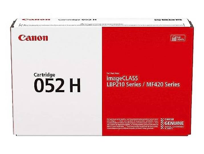 Canon Cartridge 052 H Toner Noir Rendement 3100 Pages (Emballage Carton)