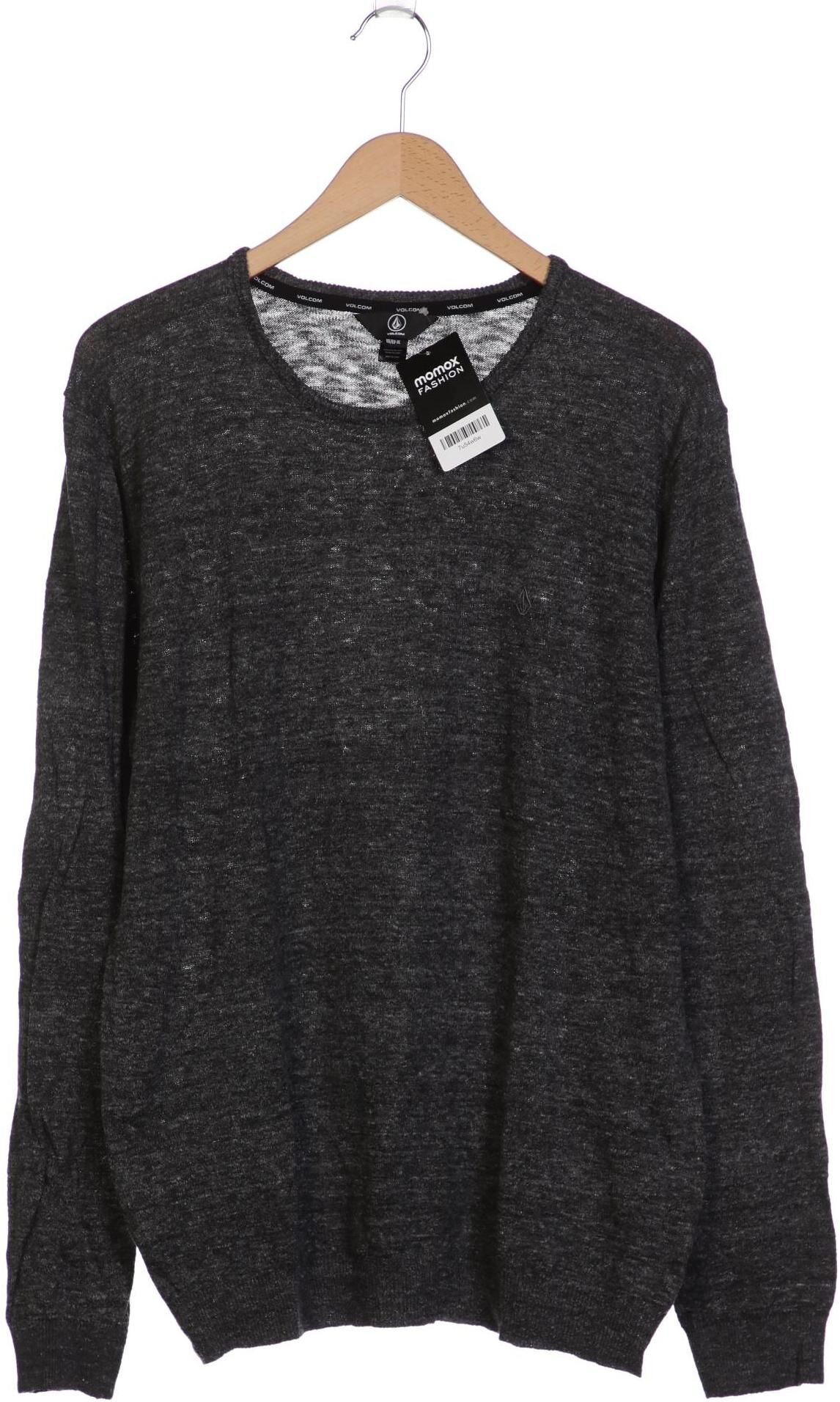 Volcom Herren Pullover, Grau, Gr. XL, Baumwolle / Synthetik - Second Hand