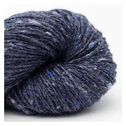 BC Garn Tussah Tweed, Garn + Wolle, Blau