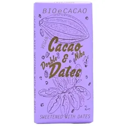 BioeCacao Cacao & Double Dates Nibs Schokolade bio