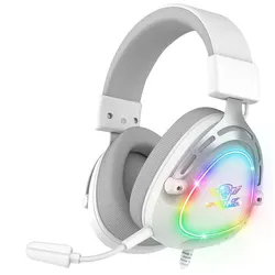 Spirit Of Gamer Casque Gamer filaire Elite H40 RGB (Blanc) (Kabelgebunden), Gaming Headset, Weiss