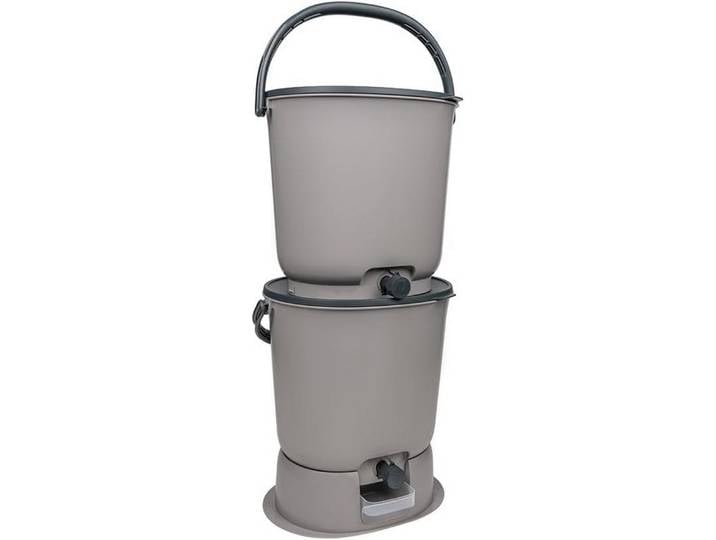 skaza Exceeding Expectations Biomülleimer Bokashi Organko Essential SET, Küchenkomposter 15,3L 2er Set Geruchsdicht Bokashi Fermentation Starte