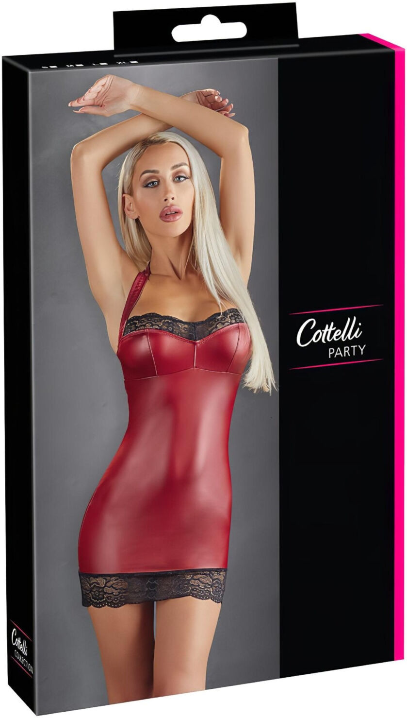 Cottelli - shiny mini dress (red) - XL