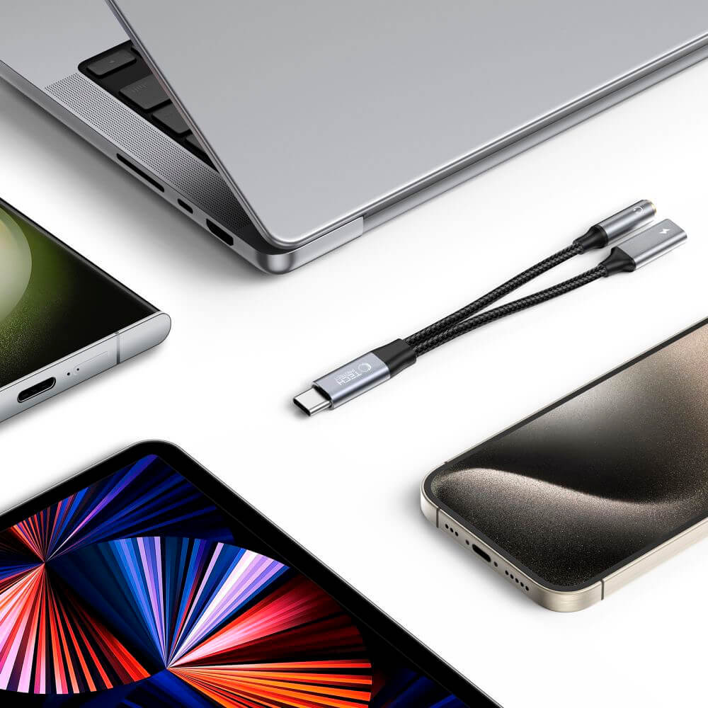 Tech-Protect Ultraboost USB-C - 3.5mm - USB-C -adapteri