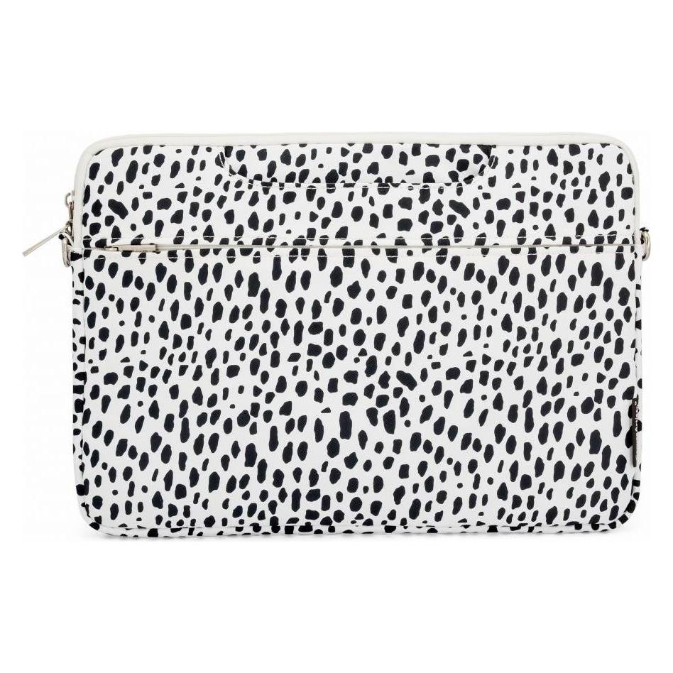 iLike 15-16 Inches Fabric Laptop Bag With Strap Leopard (16") (ILIUN16LBLW)