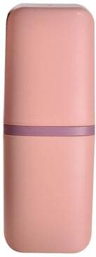 Uplifted Finds Portable Travel Toothbrush Case Holder For Camping Business Trips pink