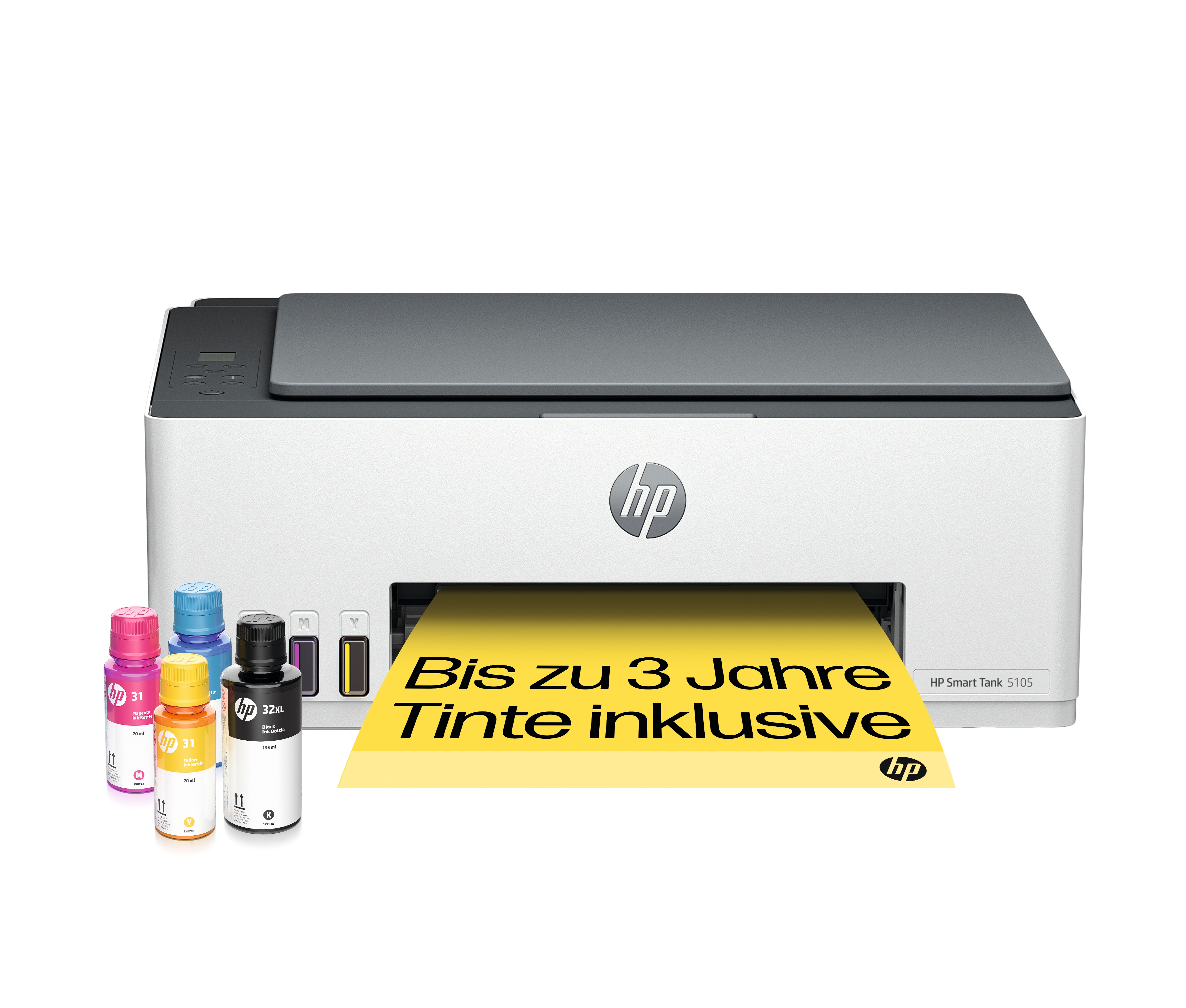 HP Smart Tank 5105 Multifunktionsdrucker Scanner Kopierer USB WLAN 1F3Y3A#BHC